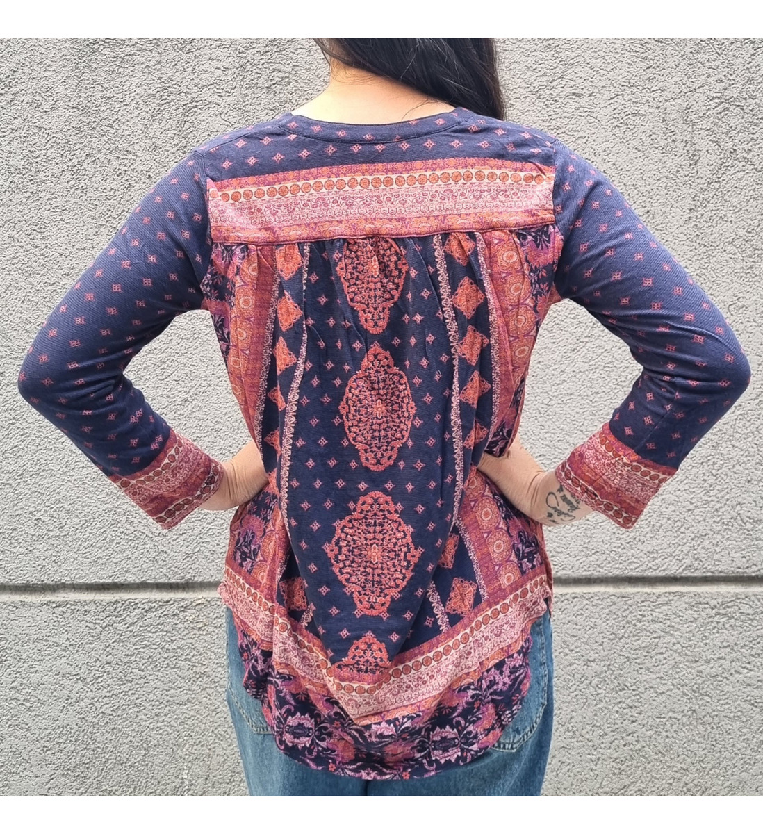 Blusa Lucky Brand Estampada Talle Grande Importada - Imagen 35
