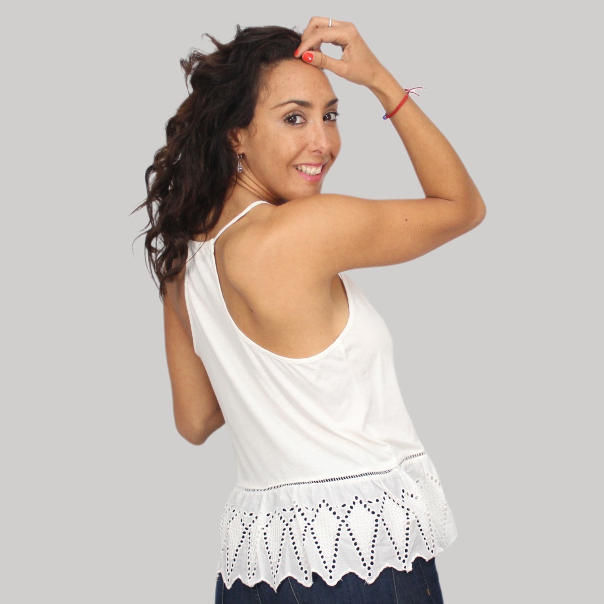 Musculosa Old Navy Broderie Algodon Importada - Imagen 9