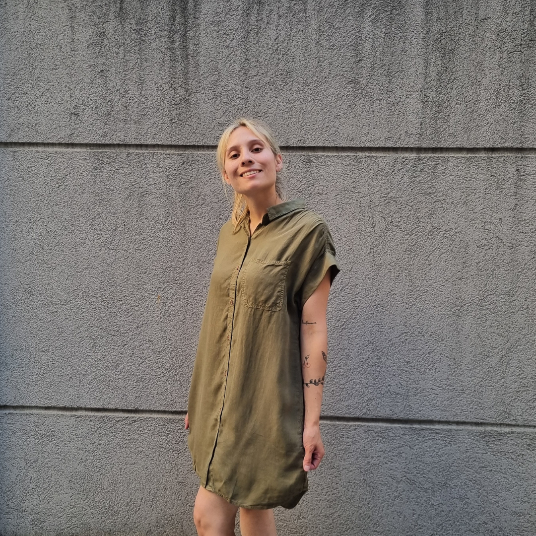 Vestido Camisola Lisa Mujer Talle Grande Importado - Imagen 7