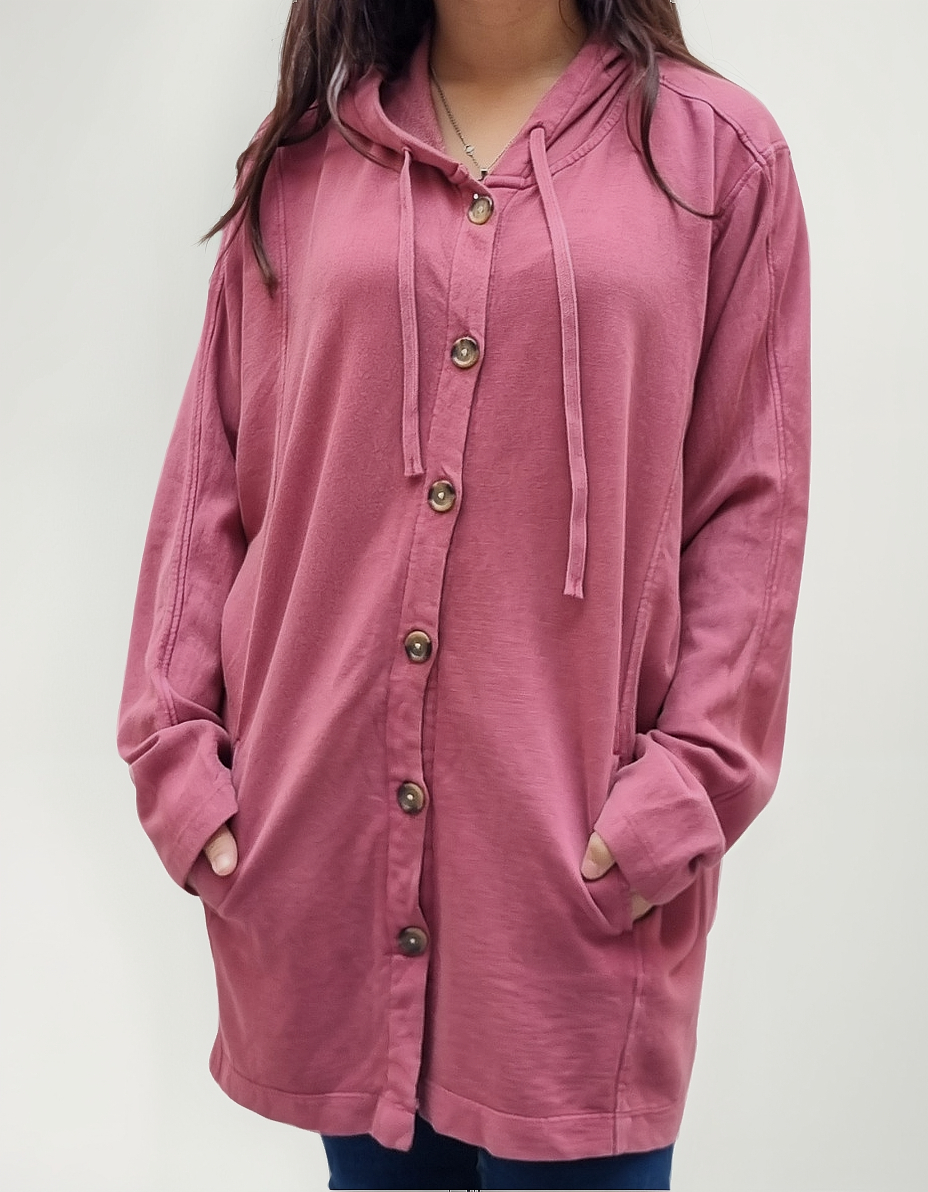 Campera Hoodie Mujer Talles Grandes Abrigada Algodón Premium - Imagen 33