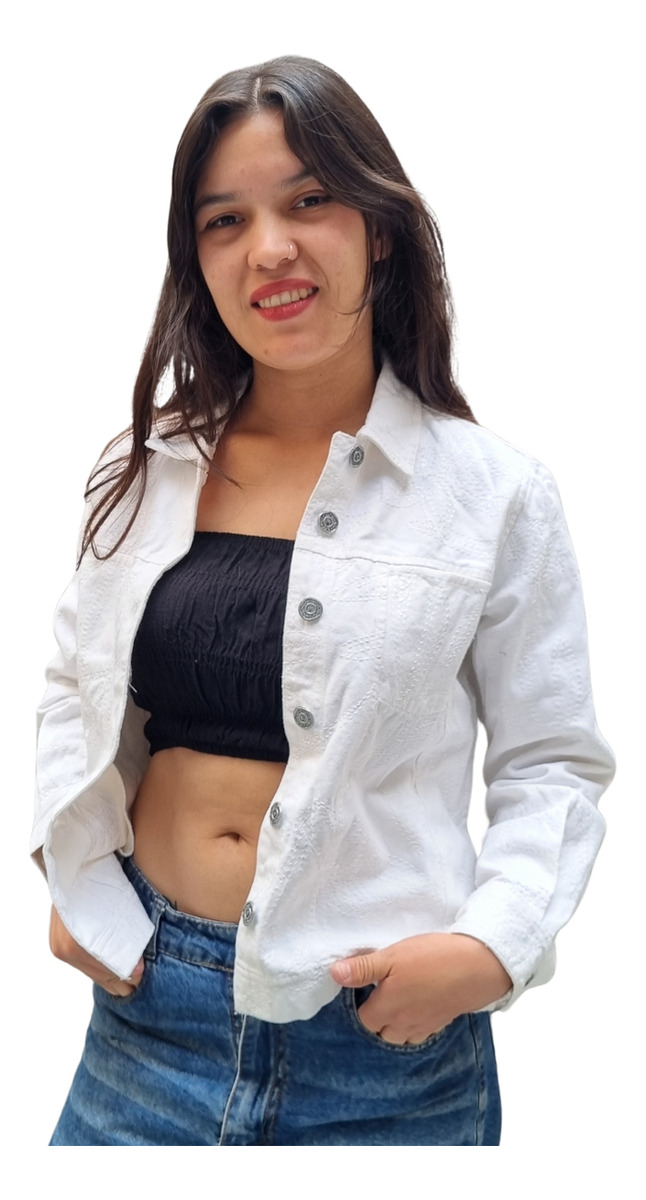 Campera Jean Mujer Talle Grande Importado Primavera Otoño - Imagen 20