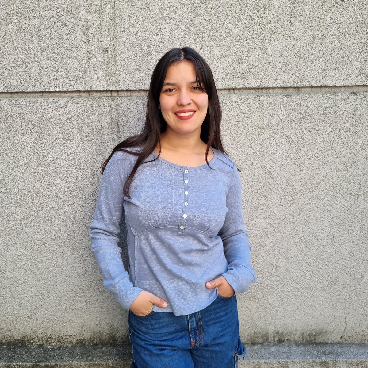 Blusa Remera Lucky Brand Manga Larga Algodon 100% Importada - Imagen 7