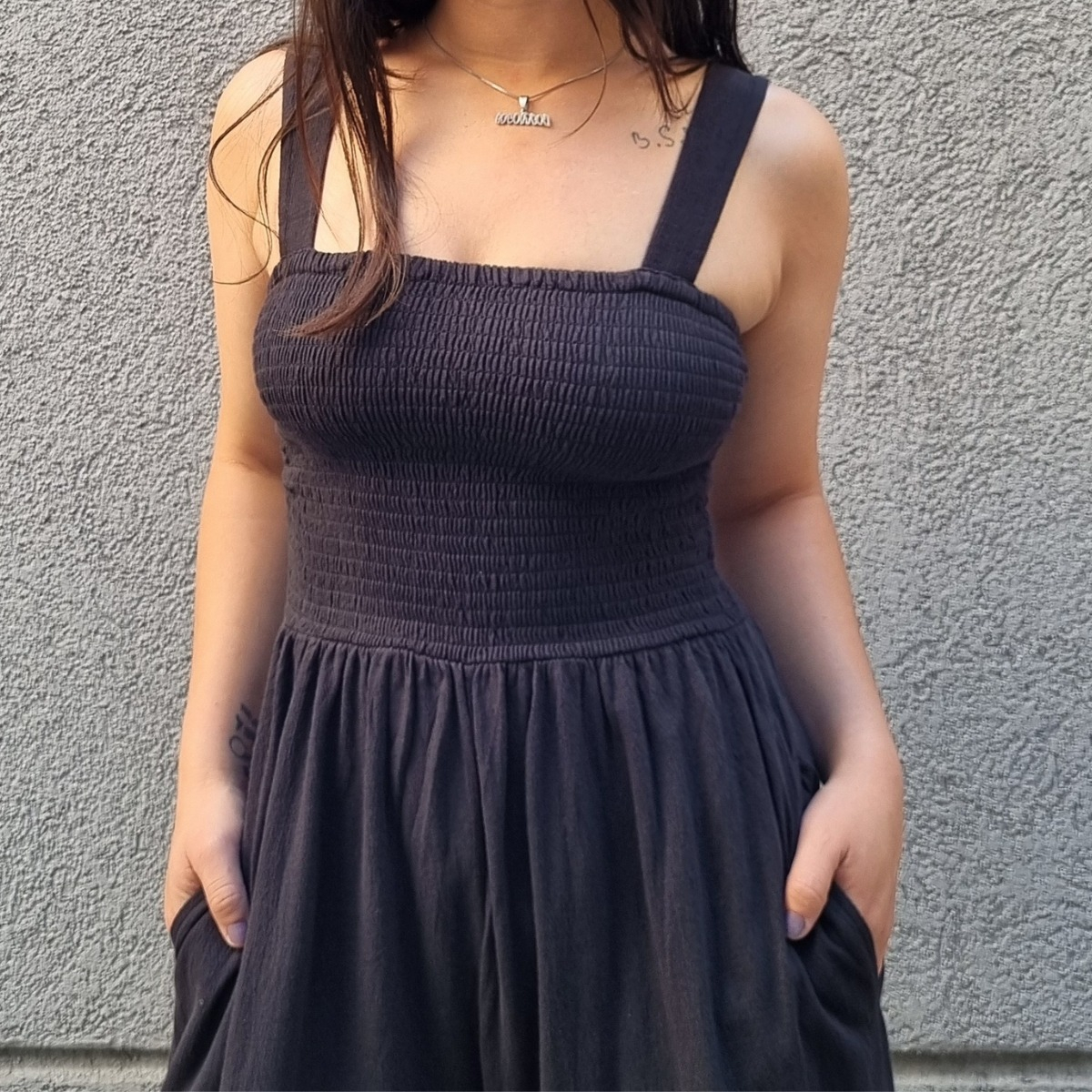 Mono Enterito Palazzo Mujer Largo Liso Importado India - Imagen 3