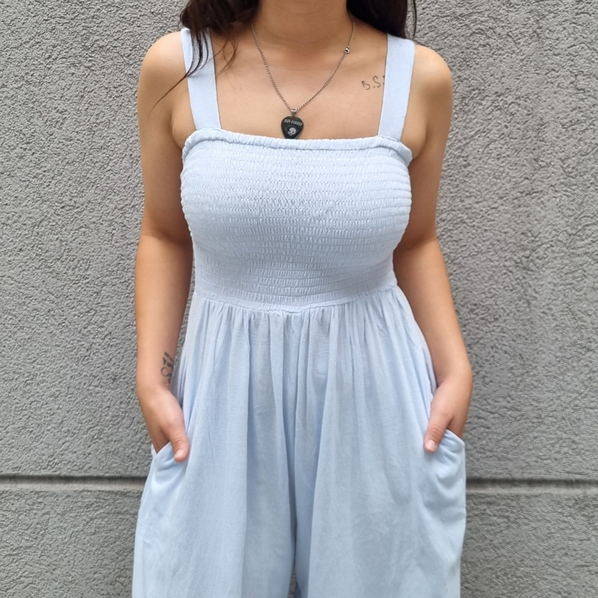 Mono Enterito Palazzo Mujer Largo Liso Importado India - Imagen 10