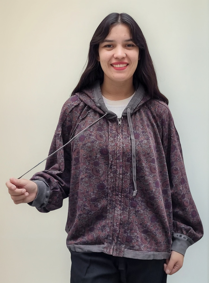 Campera Hoodie Mujer Talles Grandes Abrigada Algodón Premium - Imagen 28