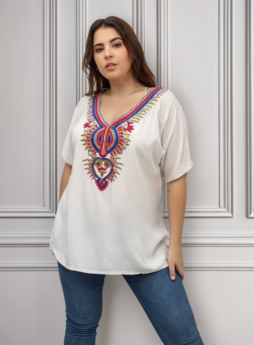 Blusas Premium Linea Boutique Viscosa Talle Grande - Imagen 43