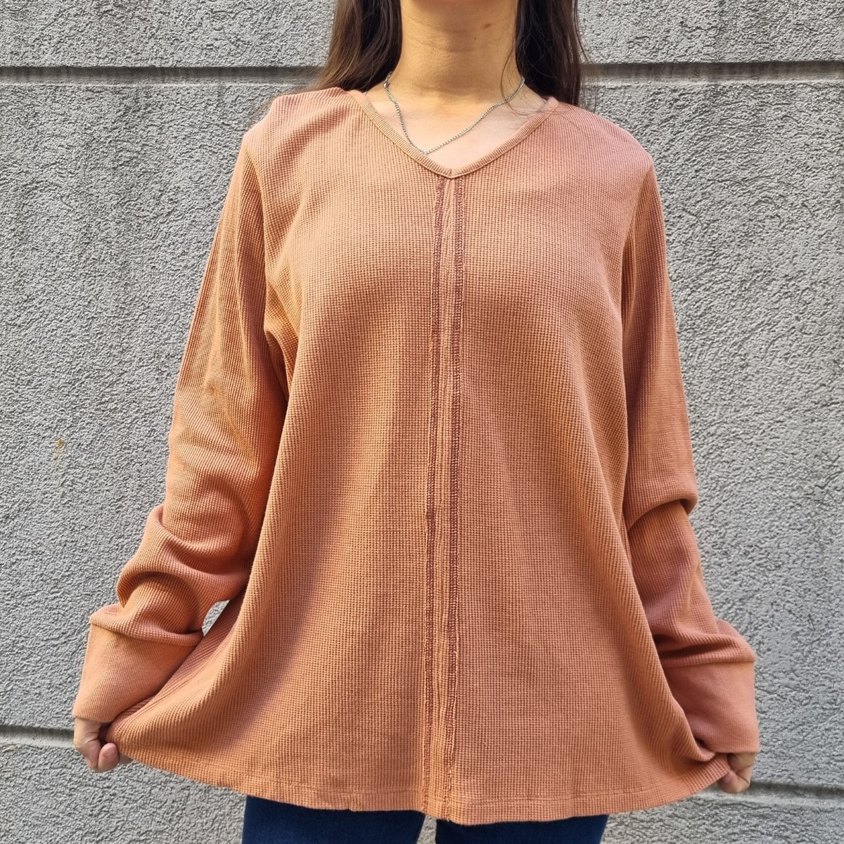 Buzo Sweater Bordado-estampado Talle Grande India - Imagen 4