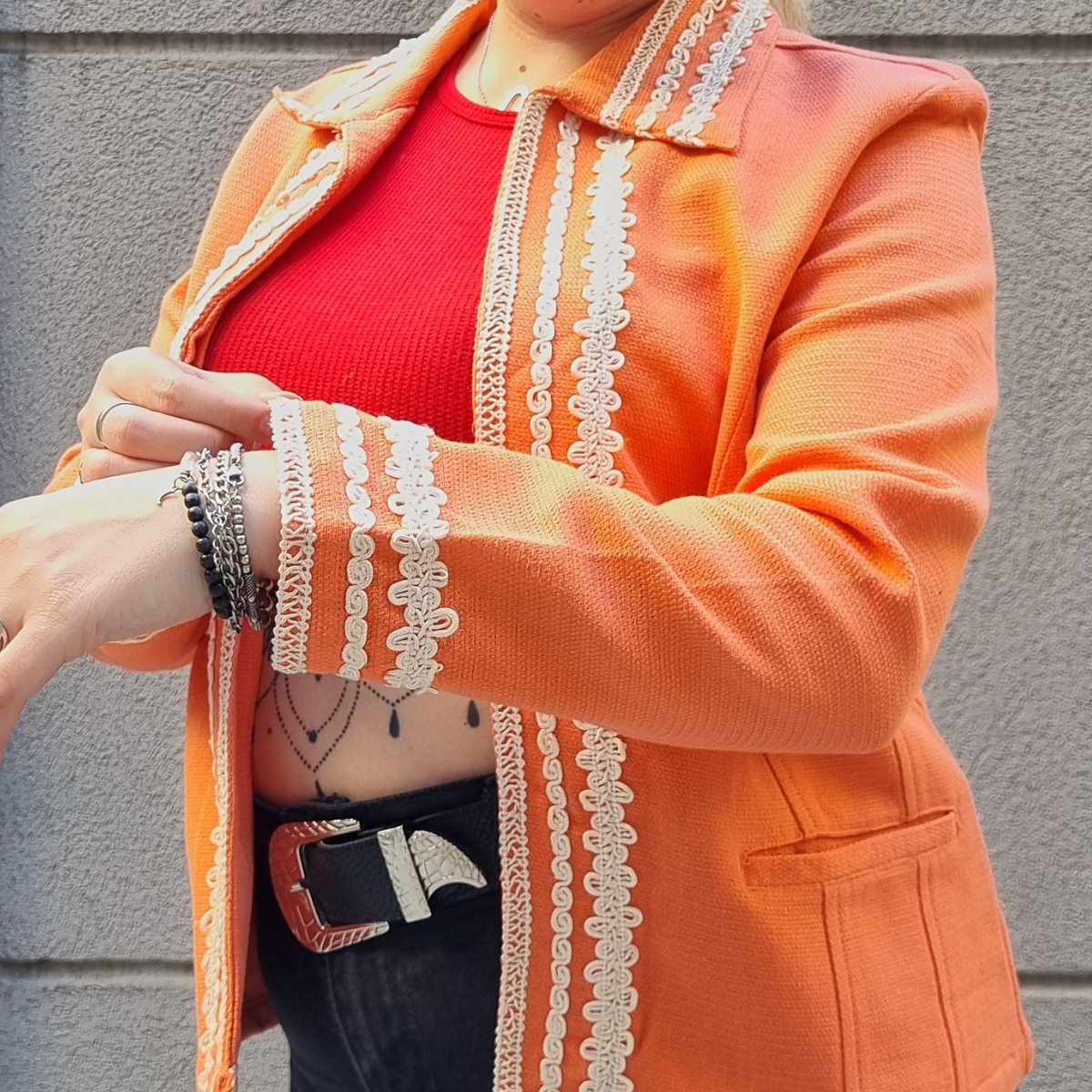 Saco Chaqueta Boutique Laura Ashley Fiesta Importada - Imagen 32