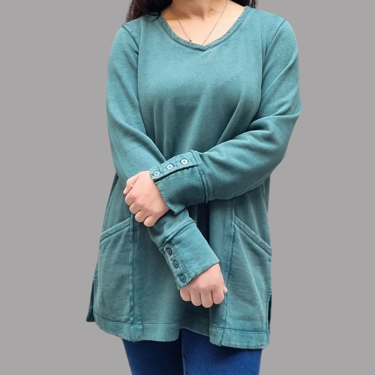 Buzo Sweater Talles Grandes Mujer Algodón Premium Importado - Imagen 5