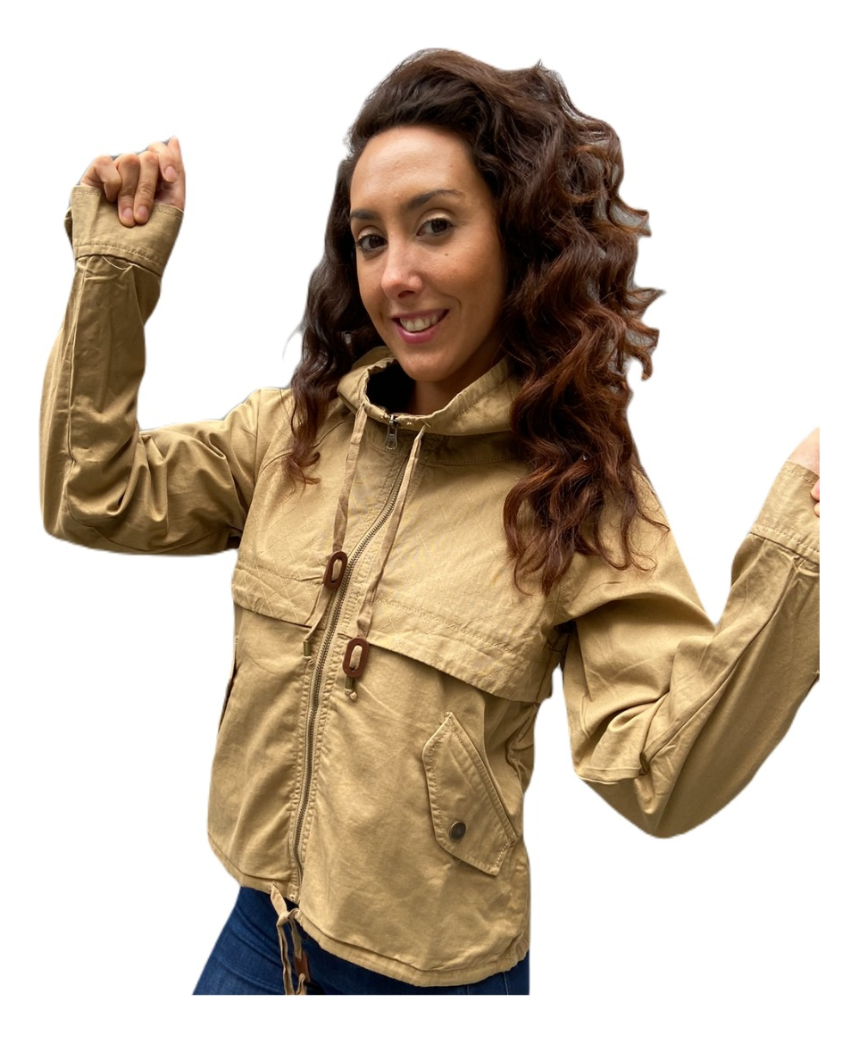 Campera Chaqueta Talles Grandes Mujer Gabardina Importada - Imagen 23