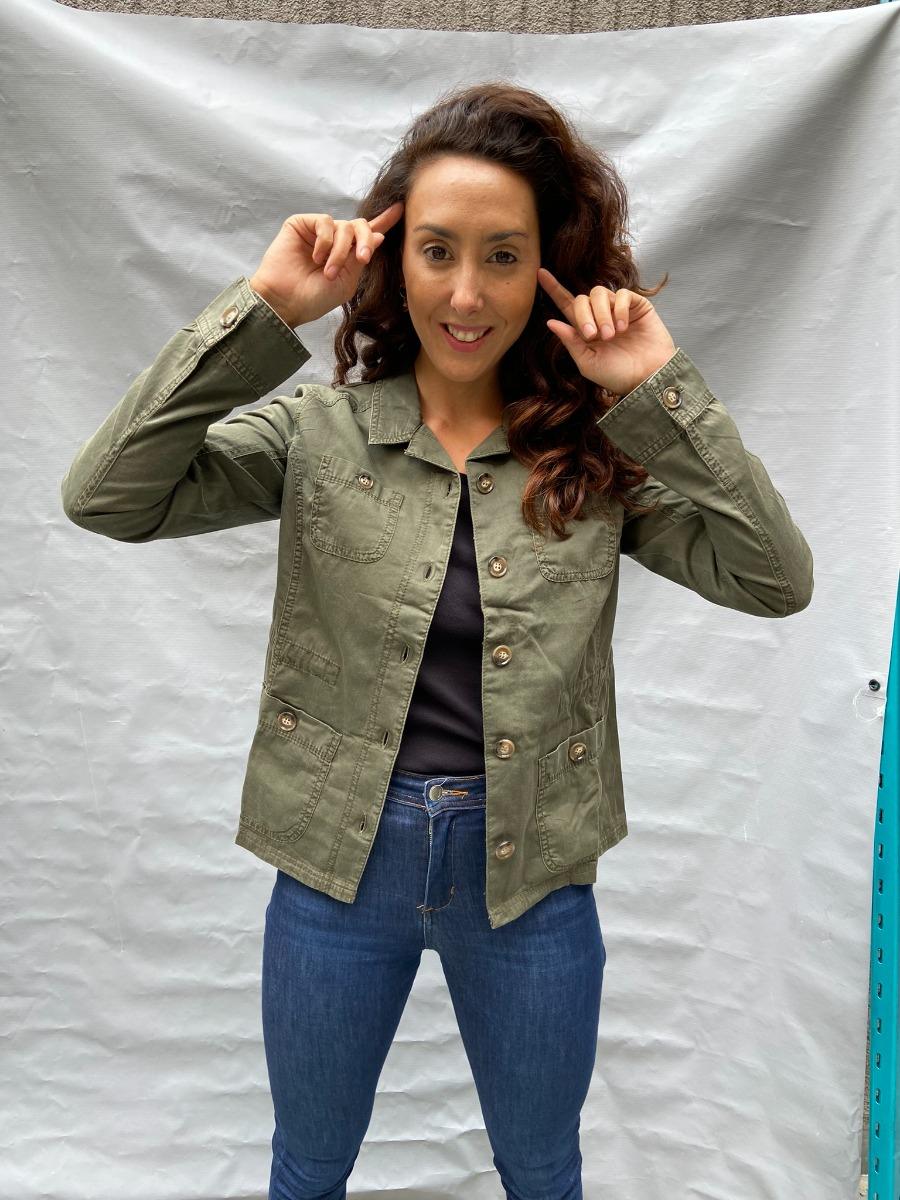 Campera Chaqueta Talles Grandes Mujer Gabardina Importada - Imagen 2