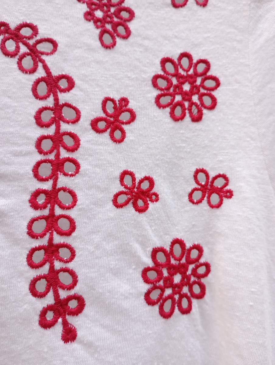 Blusa Remera Next Mujer Amplia Broderie Importado - Imagen 9