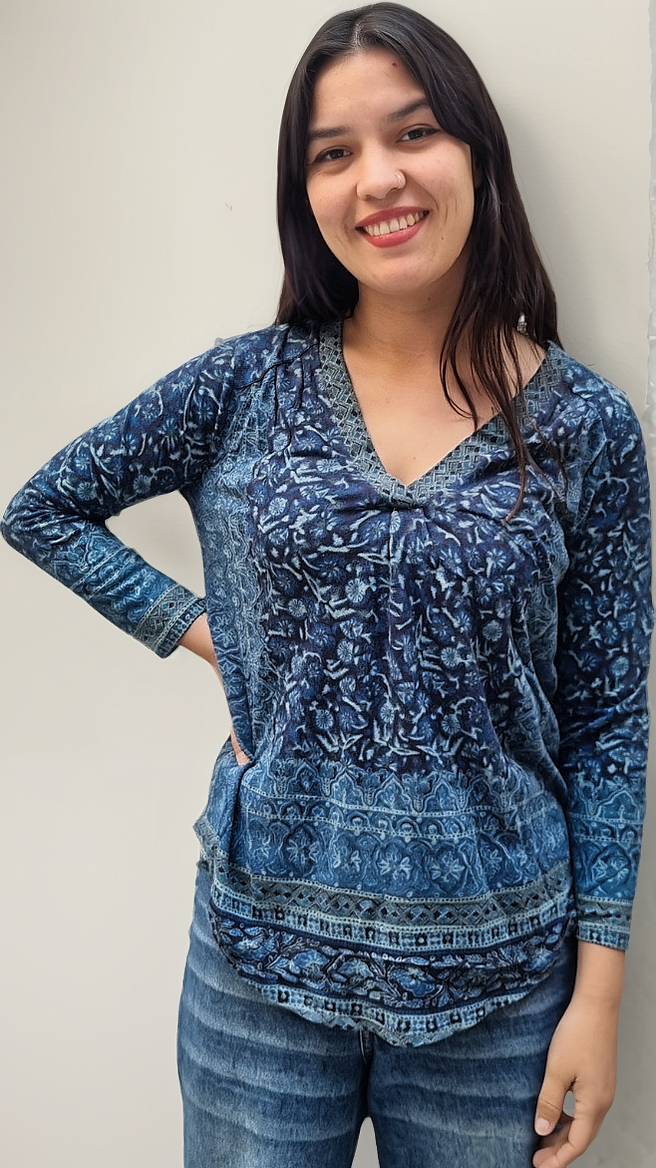 Blusa Lucky Brand Estampada Talle Grande Importada - Imagen 27