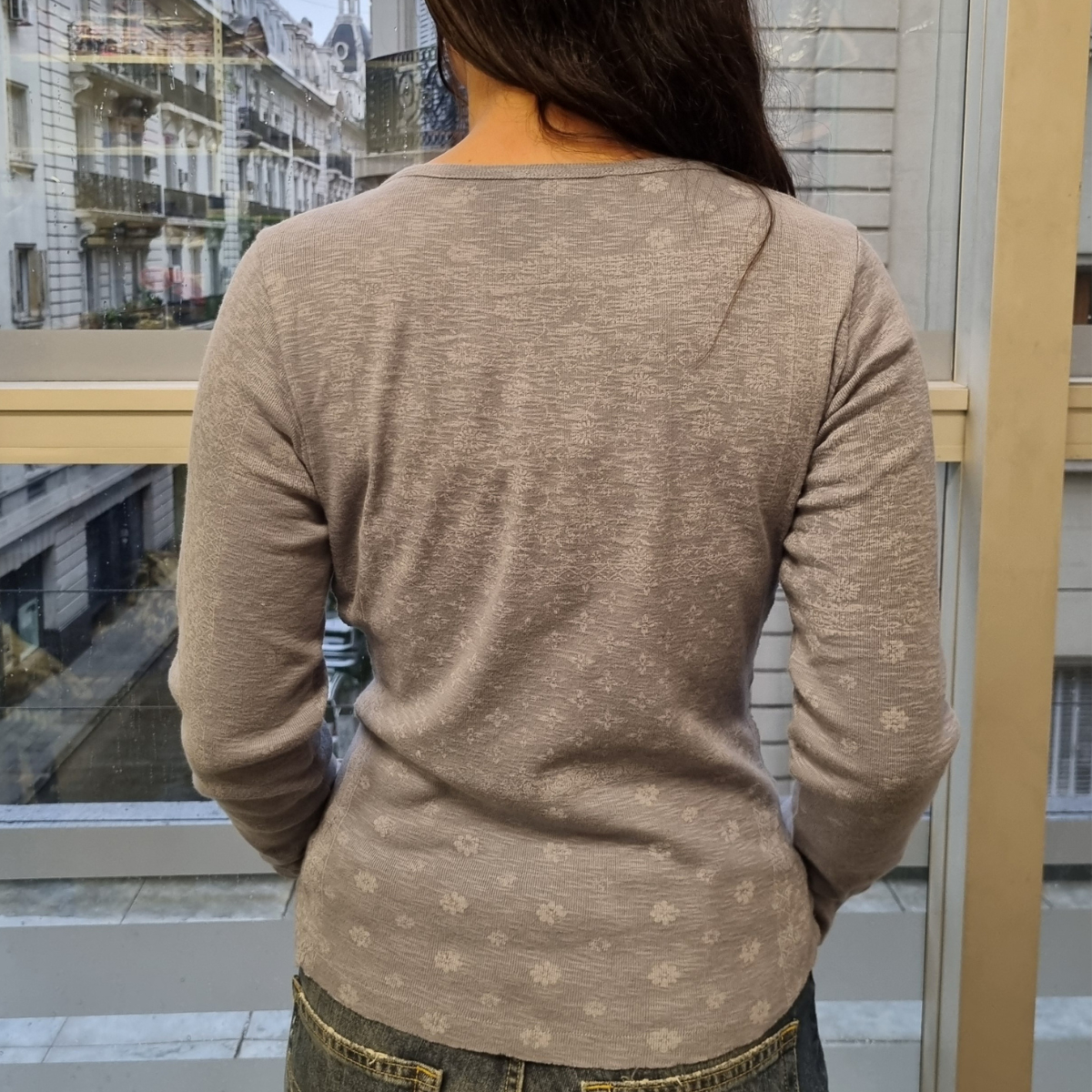 Blusa Remera Lucky Brand Manga Larga Algodon 100% Importada - Imagen 11