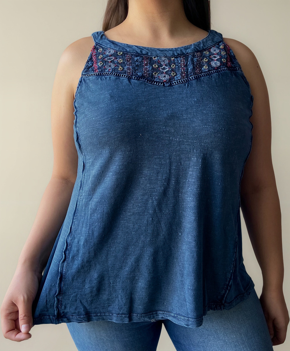 Blusa Remera Bordada Talle Grande Mujer Importado - Imagen 14