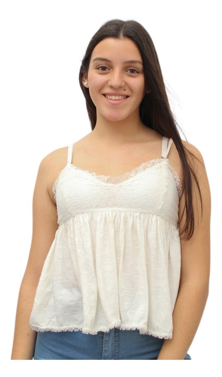 Musculosa American Eagle Super Suave Detalle Divinas - Imagen 9