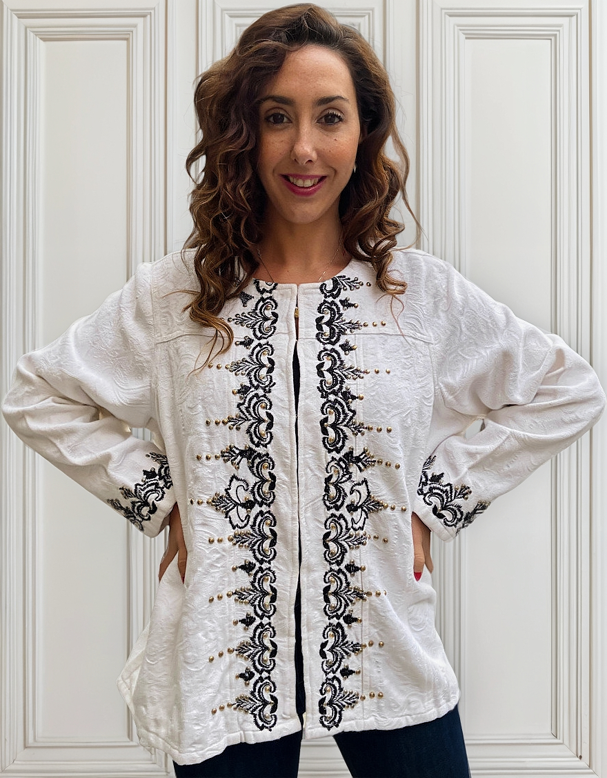 Saco Chaqueta Boutique Laura Ashley Fiesta Importada - Imagen 40