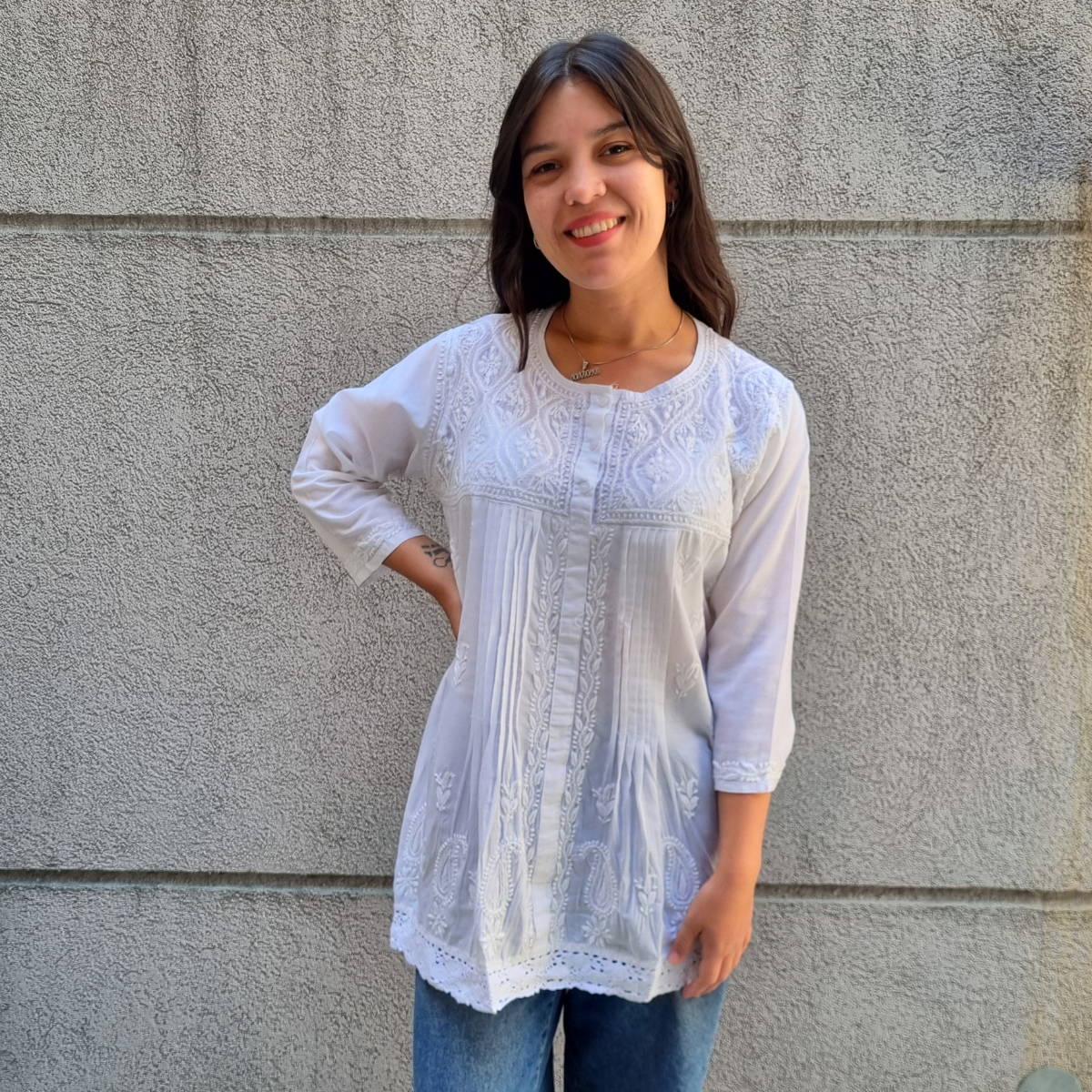 Blusa Remera Verano Algodón Talle Grande Importado Túnica - Imagen 2