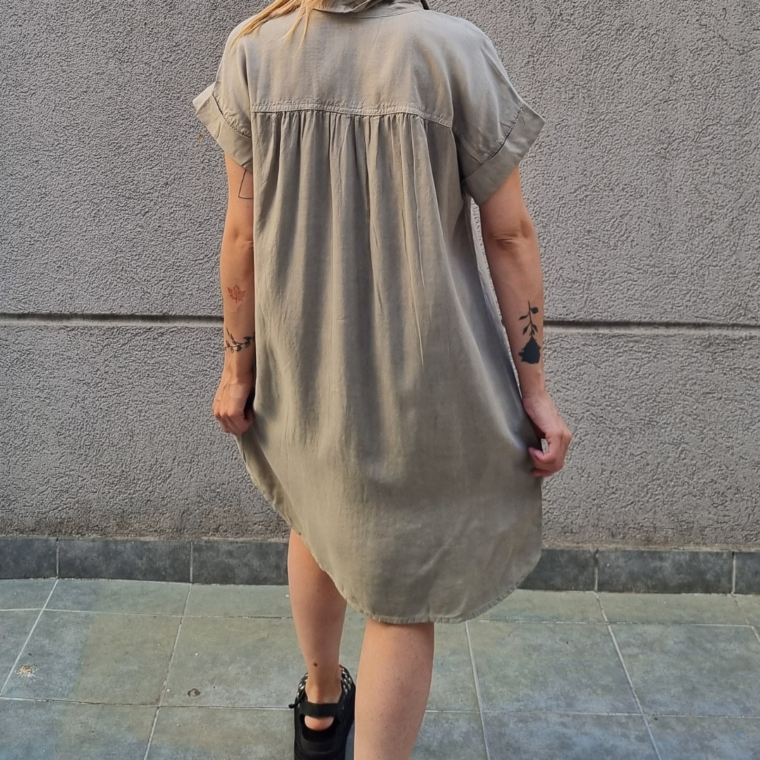 Vestido Camisola Lisa Mujer Talle Grande Importado - Imagen 23