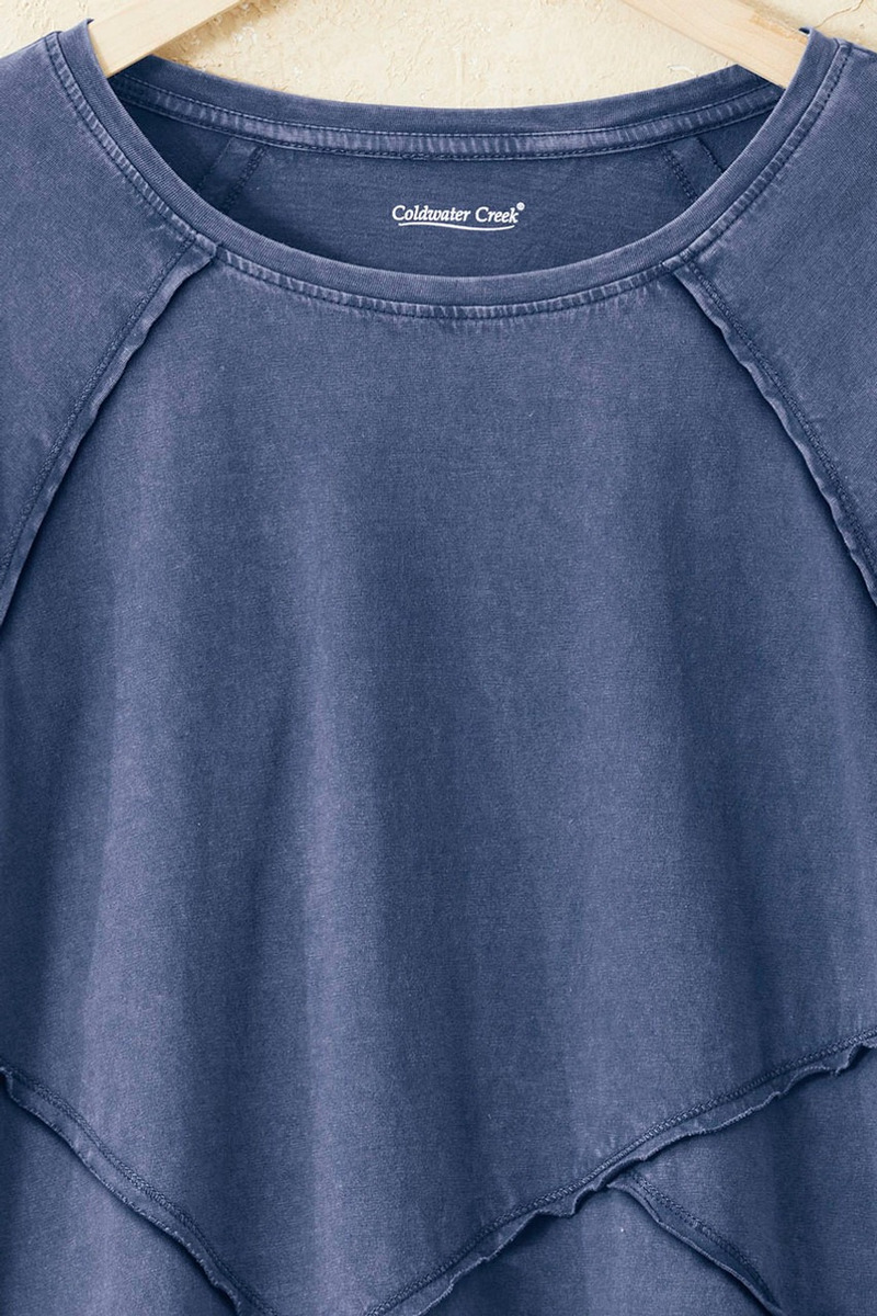 Blusa Camiseta Coldwater Creek Pigment Vintage Algodon 100% - Imagen 5