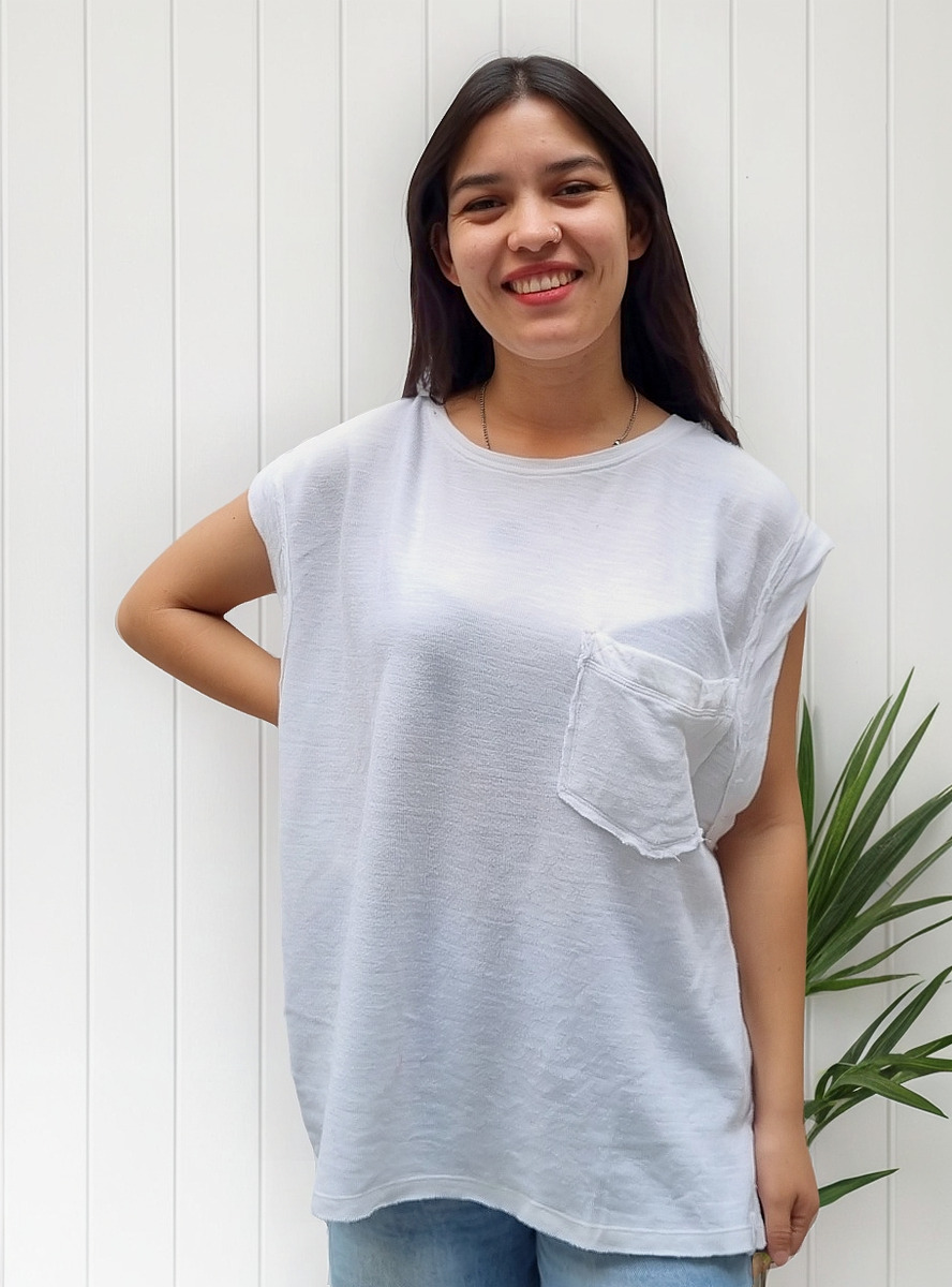 Blusa Chaleco Vintage Talle Grande Importado India - Imagen 12