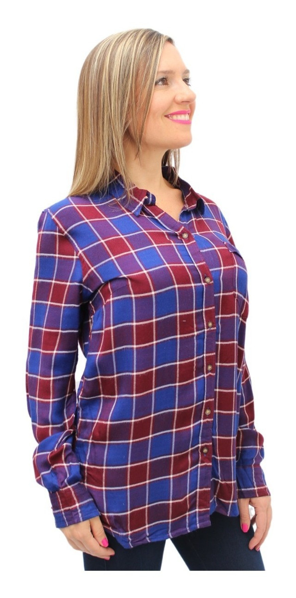 Camisa Mujer Lucky Brand Original Contrast Importada Divina! - Imagen 4
