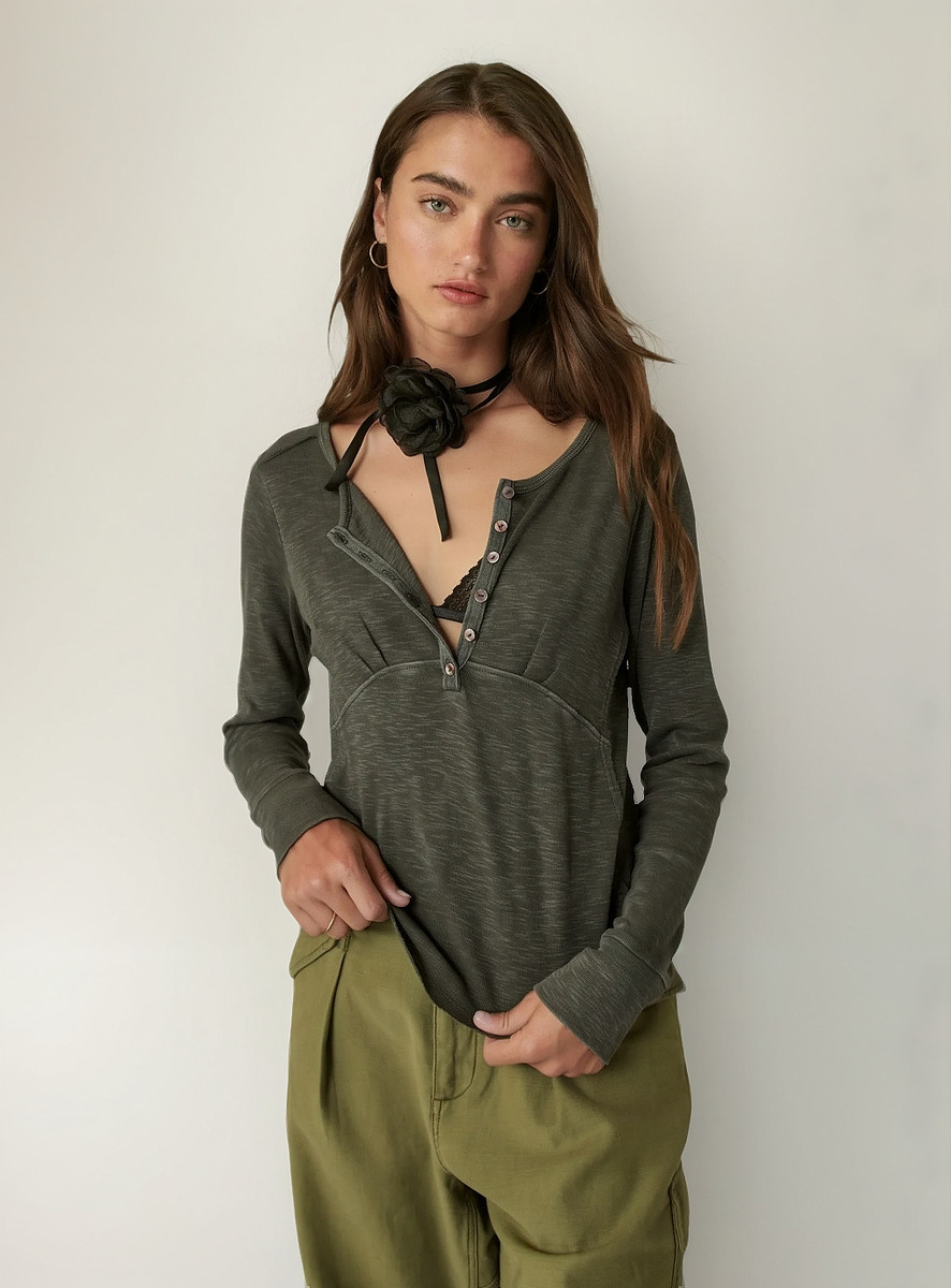 Blusa Remera Lucky Brand Manga Larga Algodon 100% Importada - Imagen 13