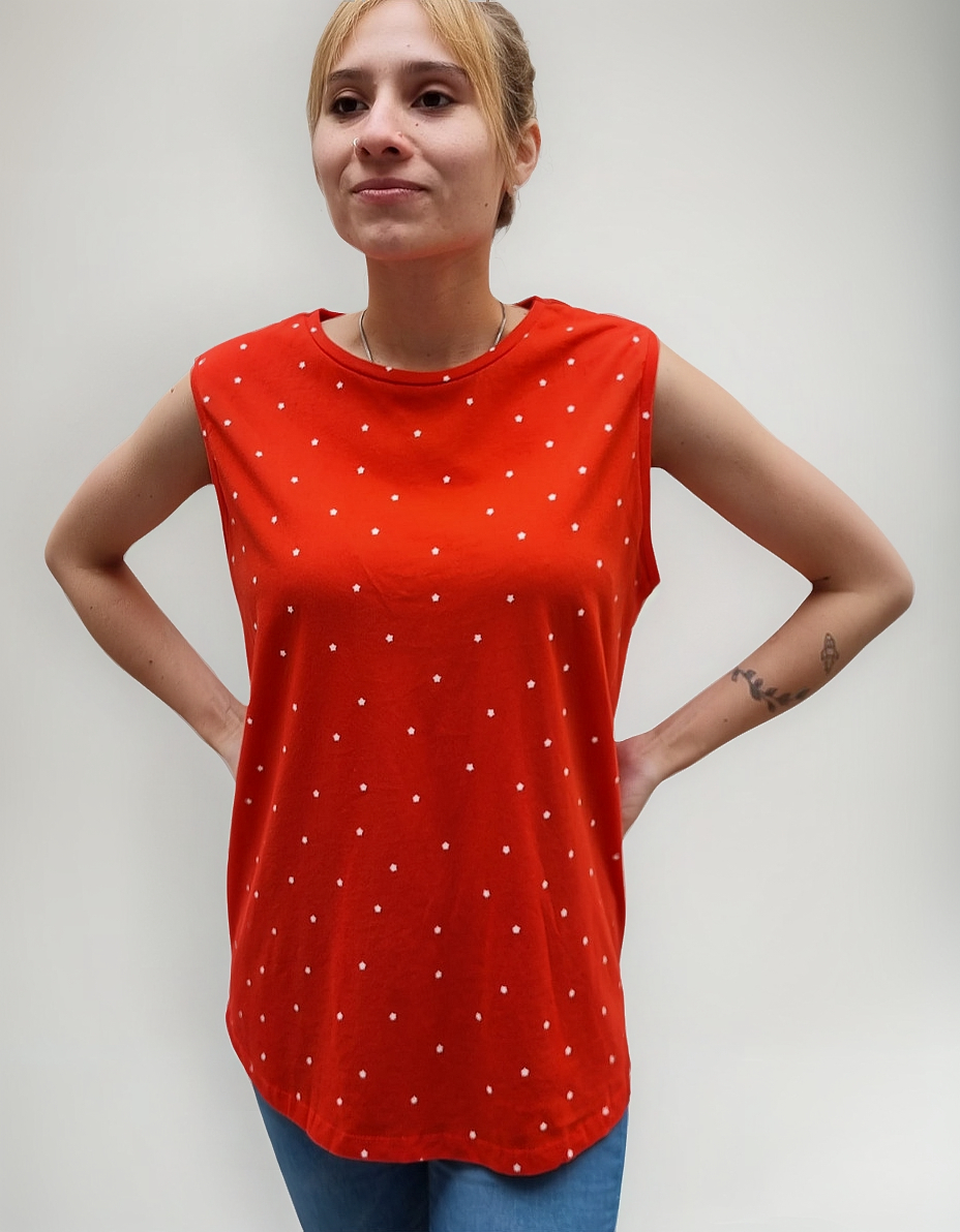 Remera Estampado Estrella Style&Co Premium Talles Grandes