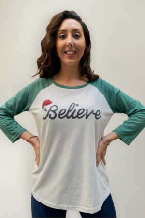 Remera Blusa Natural Mujer Algodón 100% Navidad Importado