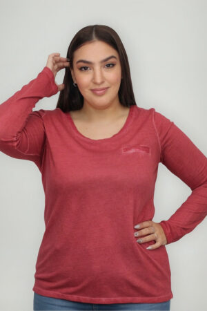 Blusa Edc Lisa Basica Pigment Dye