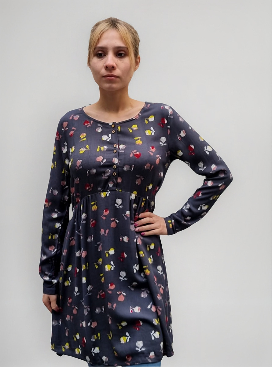 Vestido Estampado Talle Grande Importado India