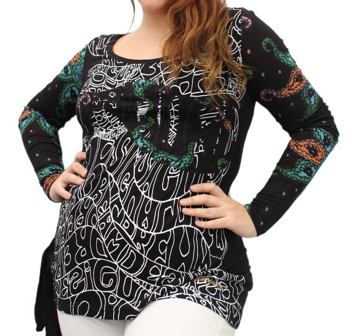 Remera Larga Mandala Desigual Original 100% - Imagen 20
