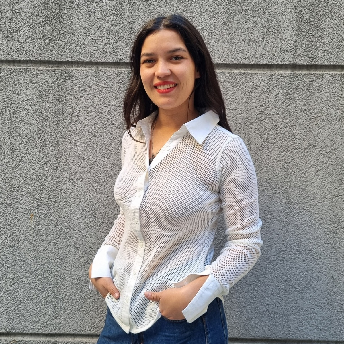 Blusa Camisa Red Manga Larga Premium Importado India - Imagen 33