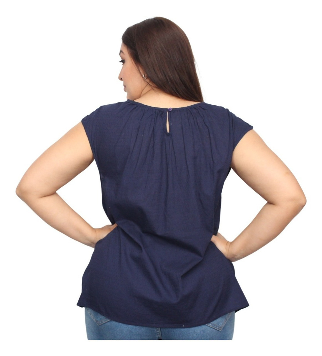 Blusa Bordado Blanco Algodon Importada - Imagen 13