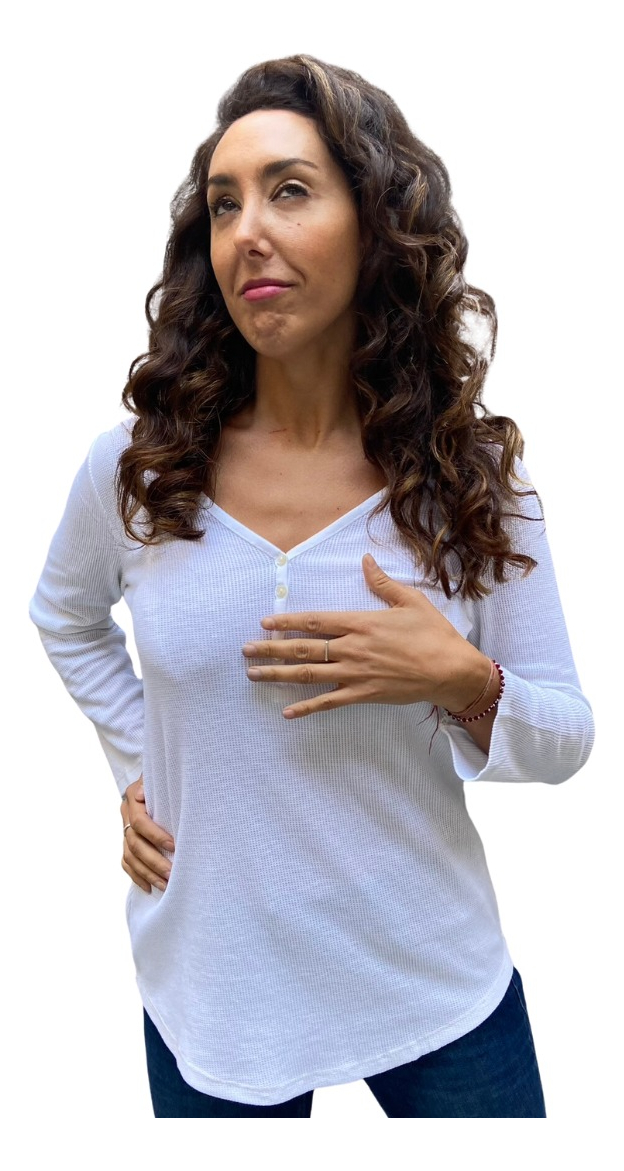 Remera Blusa Mujer Talles Grandes Manga Tres Cuartos Algodón - Imagen 20