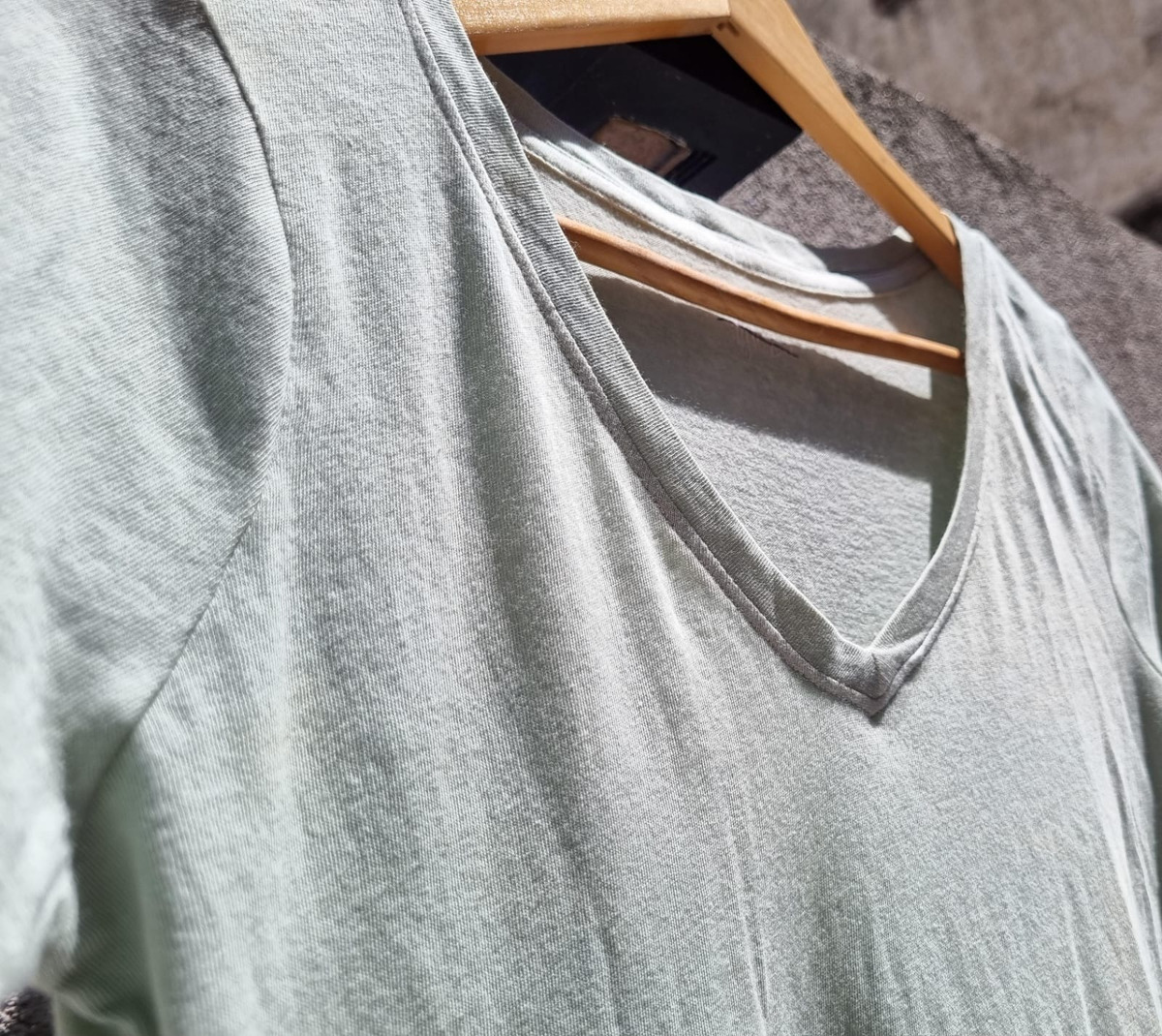 Remera Básica Manga Corta Calidad Premium Cuello V Importada - Imagen 17