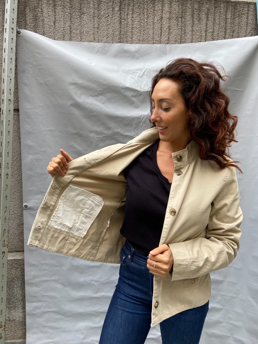 Campera Chaqueta Talles Grandes Mujer Gabardina Importada - Imagen 7