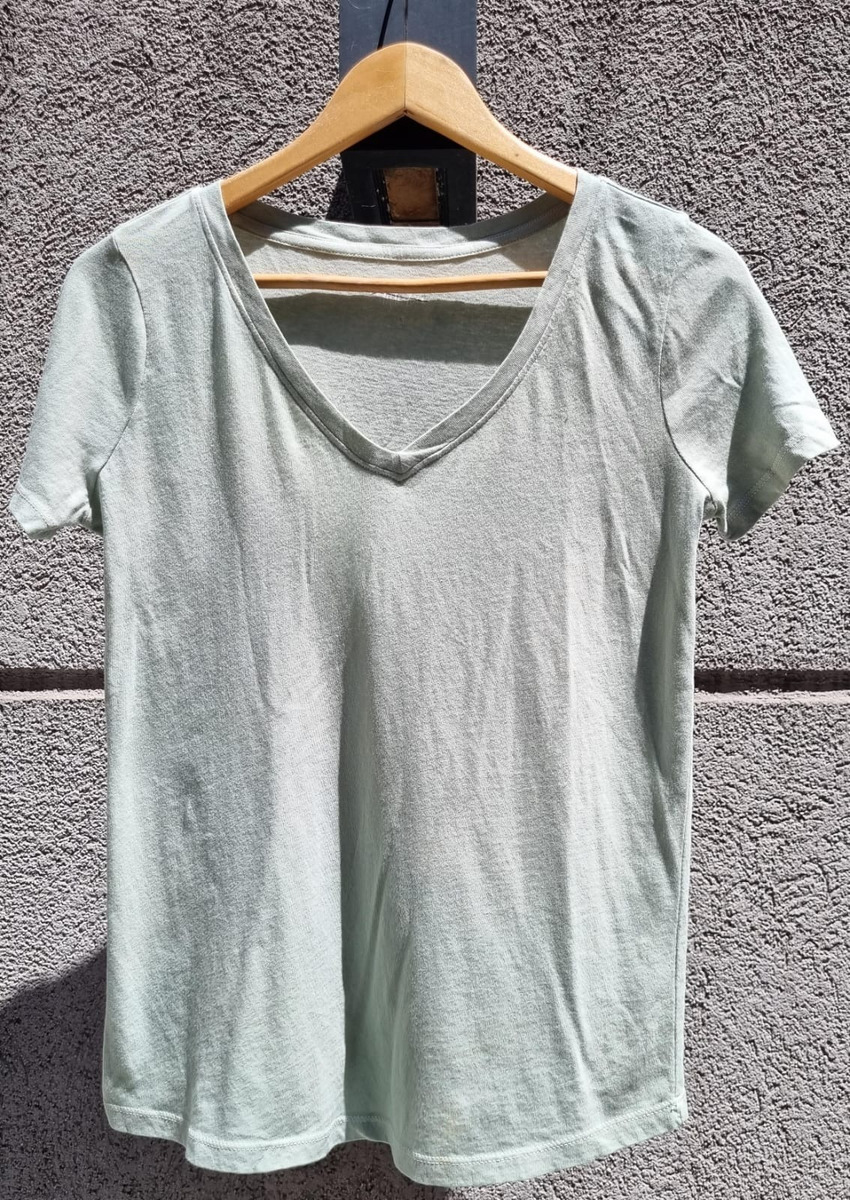 Remera Básica Manga Corta Calidad Premium Cuello V Importada - Imagen 15