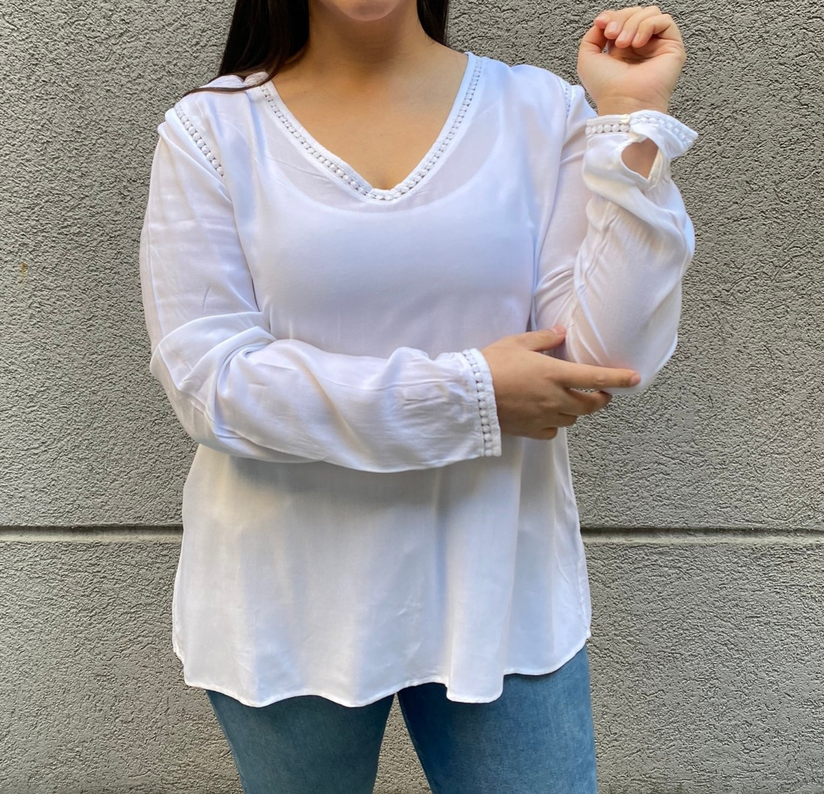 Blusa Amplia Bordada Viscosa Super Suave Importada - Imagen 19