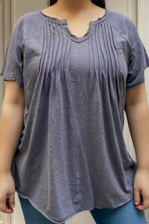 Remera Blusa Manga Corta Algodon Talle Grande Verano