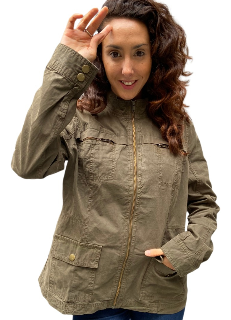 Campera Chaqueta Mujer Gabardina Talles Grande V/modelos - Imagen 10