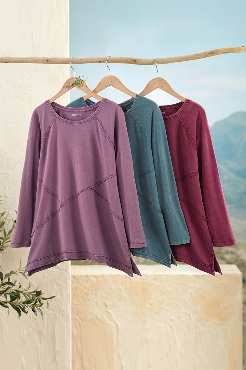 Blusa Camiseta Coldwater Creek Pigment Vintage Algodon 100% - Imagen 6