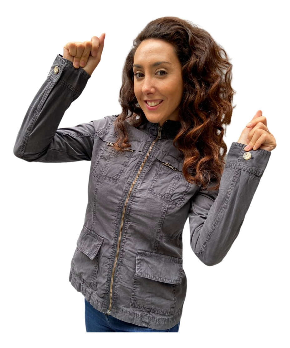 Campera Chaqueta Mujer Gabardina Talles Grande V/modelos - Imagen 6