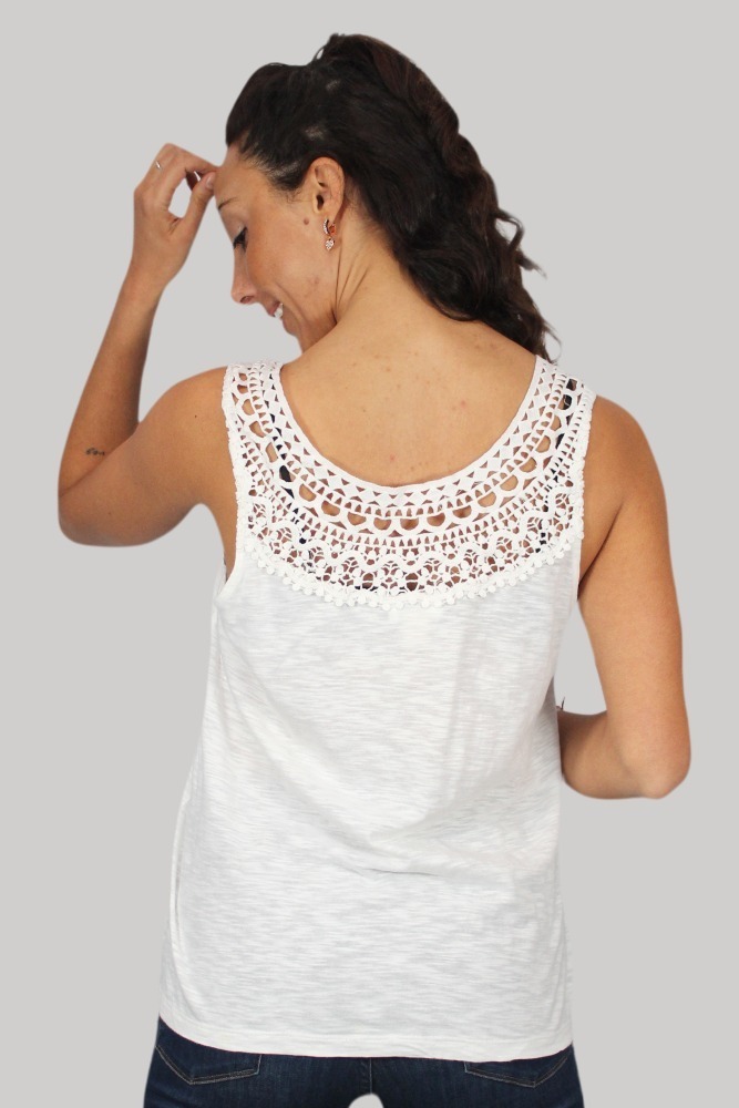 Musculosa Old Navy Lisa Basica Crochet Importada - Imagen 7