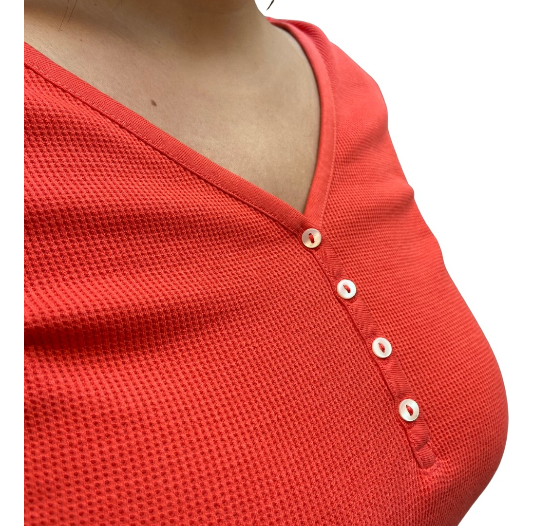 Remera Blusa Mujer Talles Grandes Manga Tres Cuartos Algodón - Imagen 30