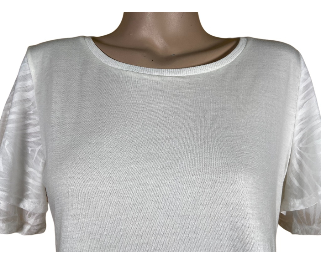 Blusa Blanca Algodon Batista Hindu Bordada v/modelos - Imagen 2