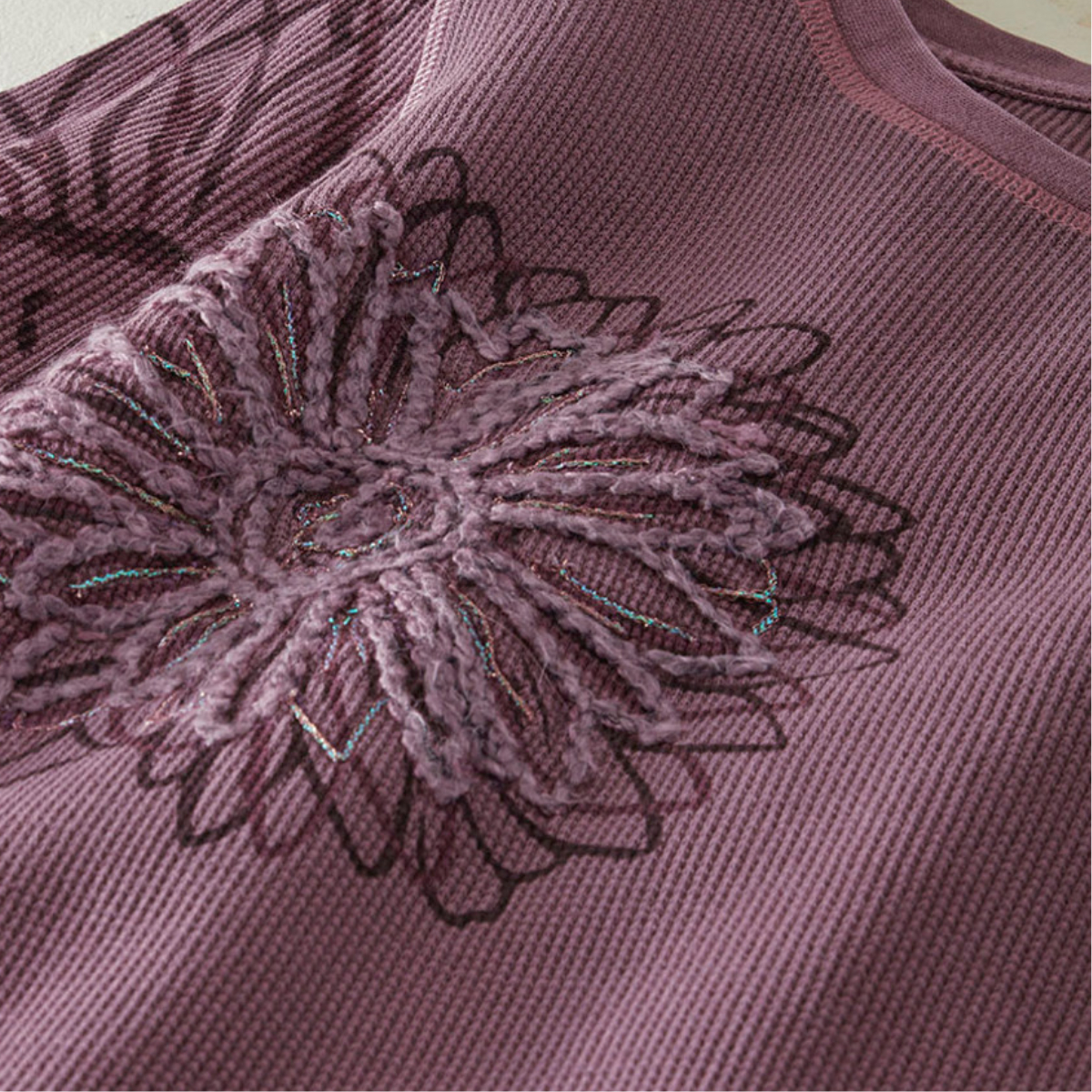 Buzo Sweater Bordado-estampado Talle Grande India - Imagen 16