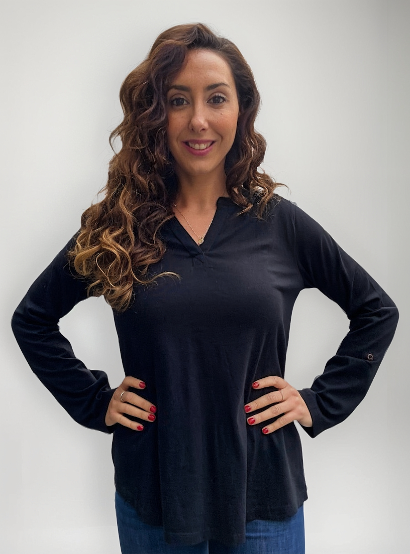 Blusa Remera Básica Mujer Escote En V Amplia Calidad Premium