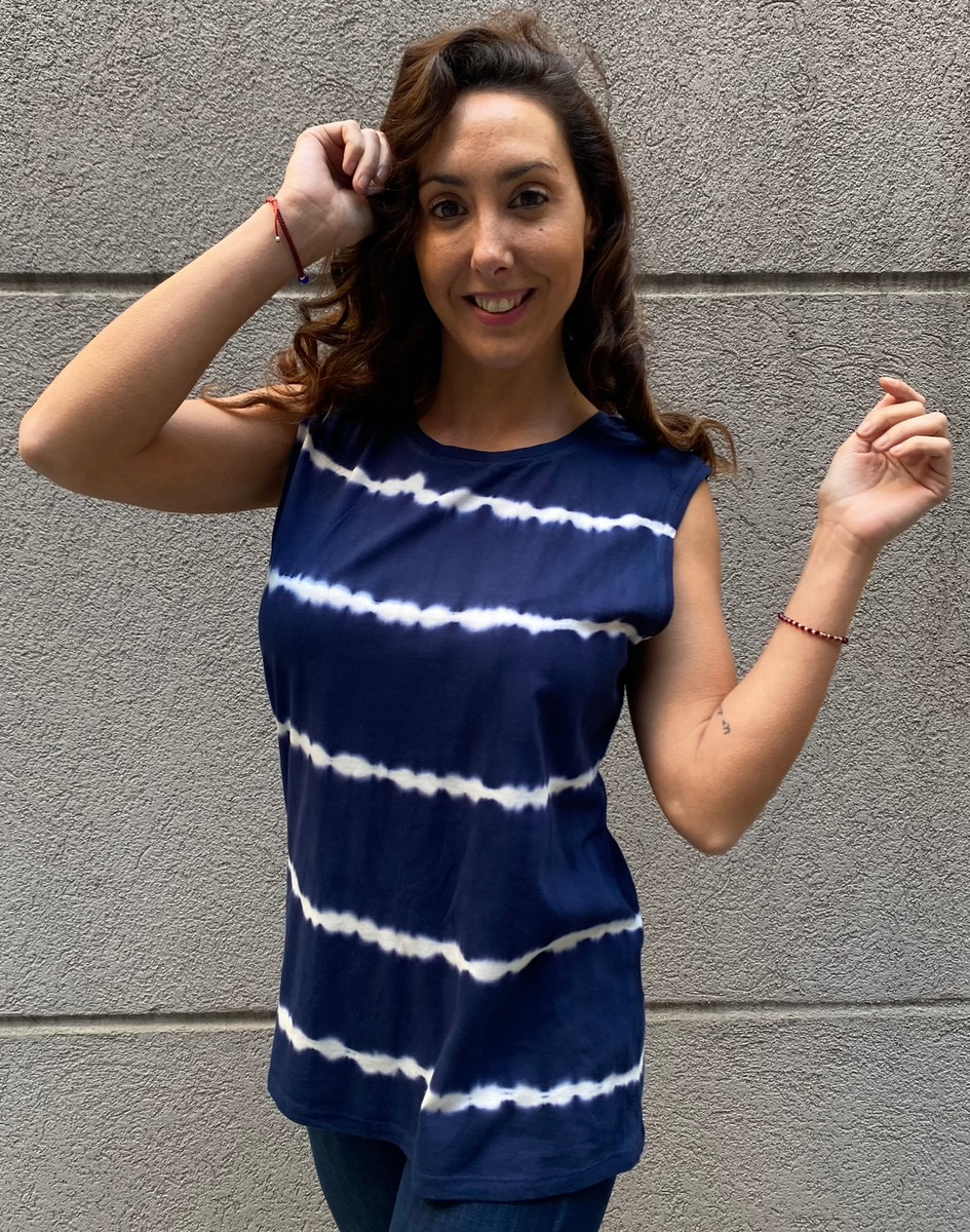 Remera Blusa Style&co Batik Sin Mangas Talles Grandes - Imagen 2