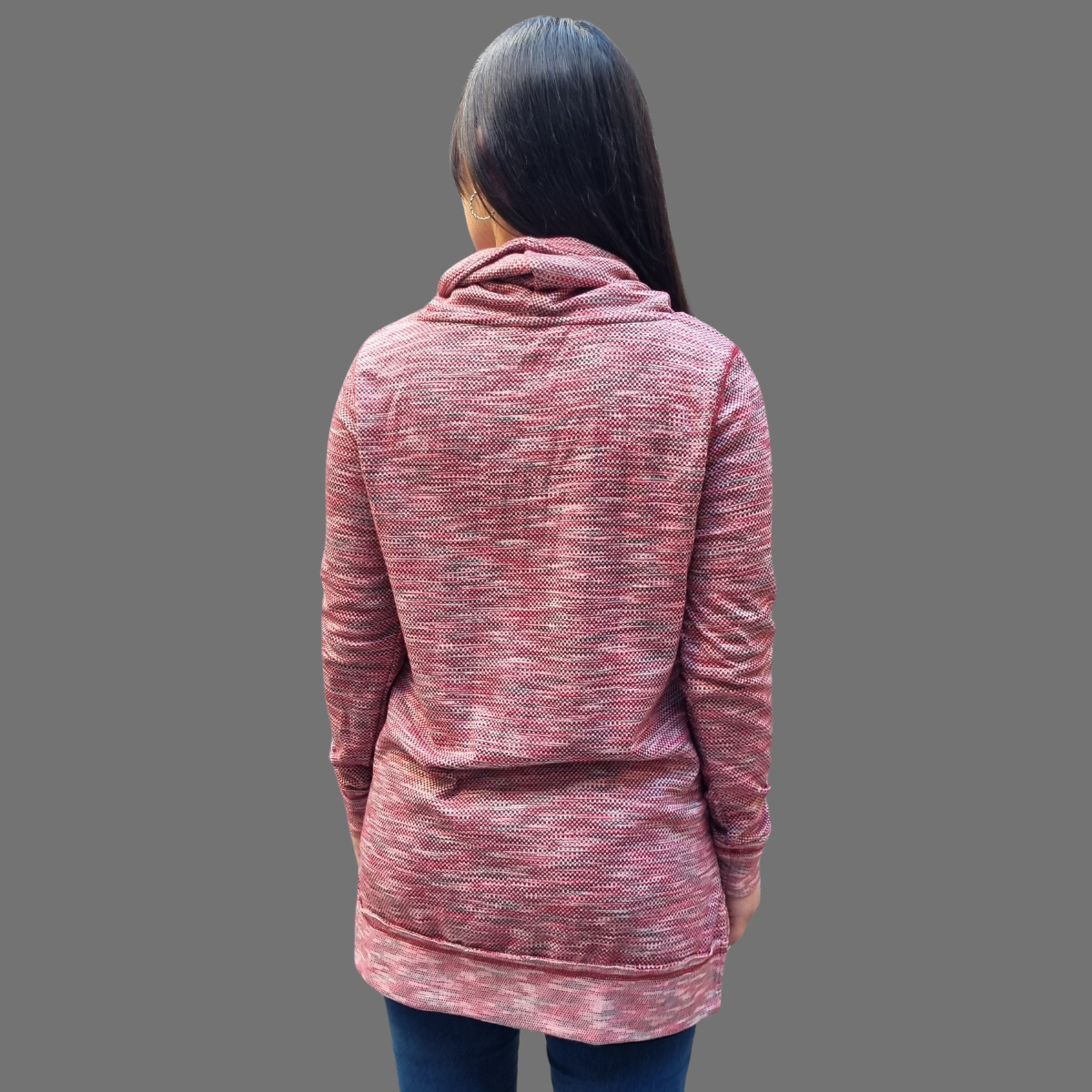 Pullover Natural Cuello Caido Importado India - Imagen 11